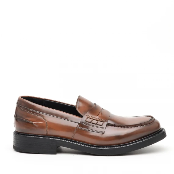 Mocassino Alexander Hotto in pelle marrone