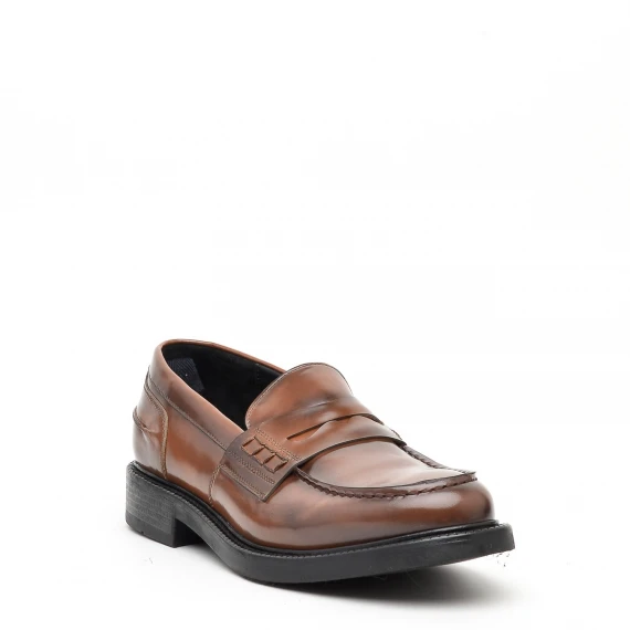 Mocassino Alexander Hotto in pelle marrone