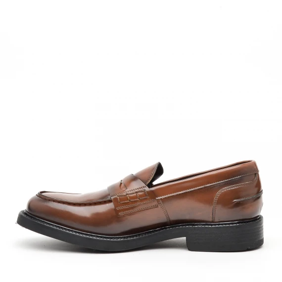 Mocassino Alexander Hotto in pelle marrone