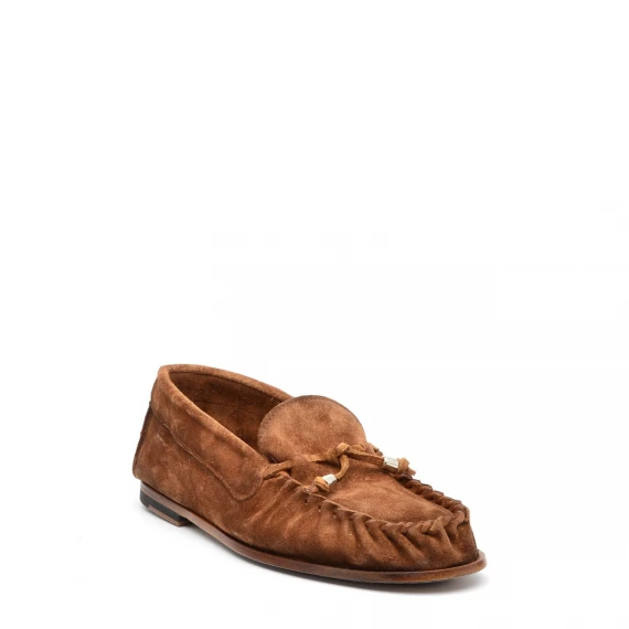 Mocassino Alexander Hotto65638 in camoscio marrone