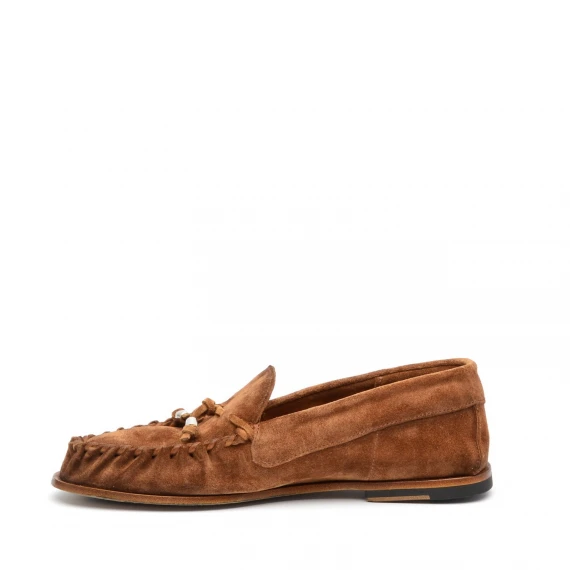 Mocassino Alexander Hotto65638 in camoscio marrone
