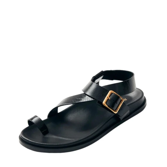 Sandalo Alohas SIREN in pelle nero