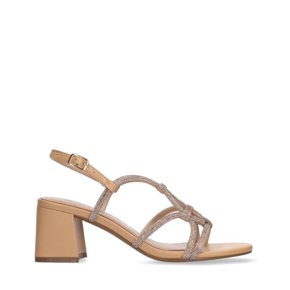 Sandalo Aquarelle 860Z00 in pelle color nude