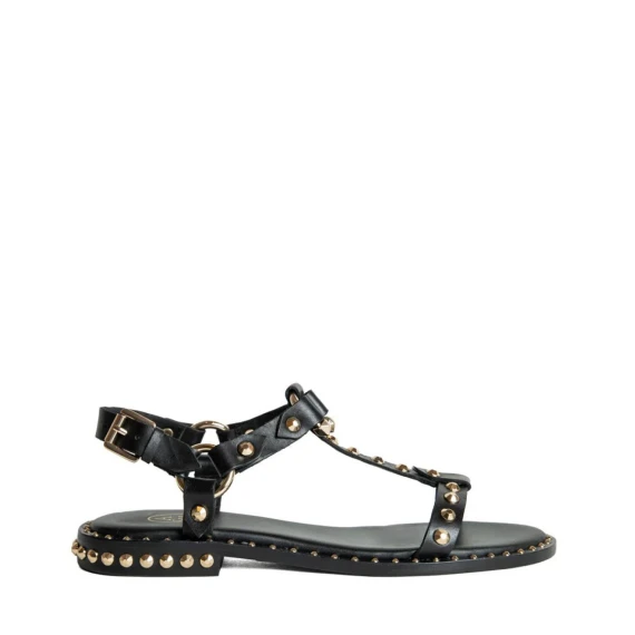 Sandalo Ash PATSY in pelle nero