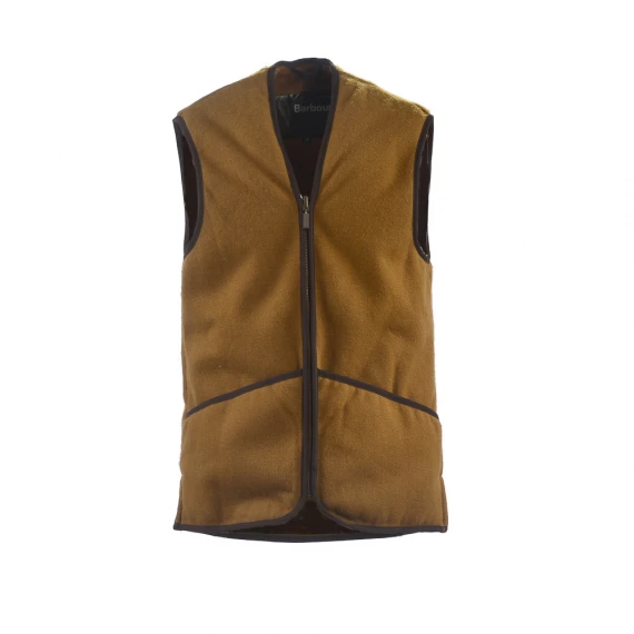 Gilet in pile beige