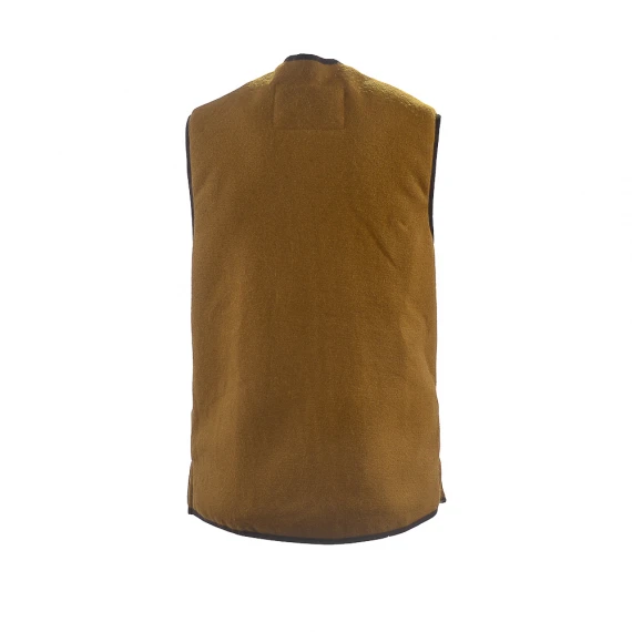 Gilet in pile beige