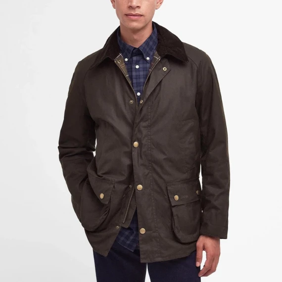 Giacca Barbour MWX0339 in cotone cerato verdone