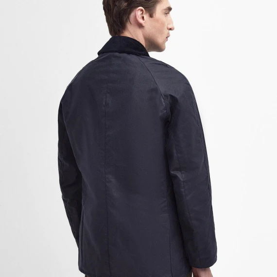 Giacca Barbour MWX0339 in cotone cerato blu