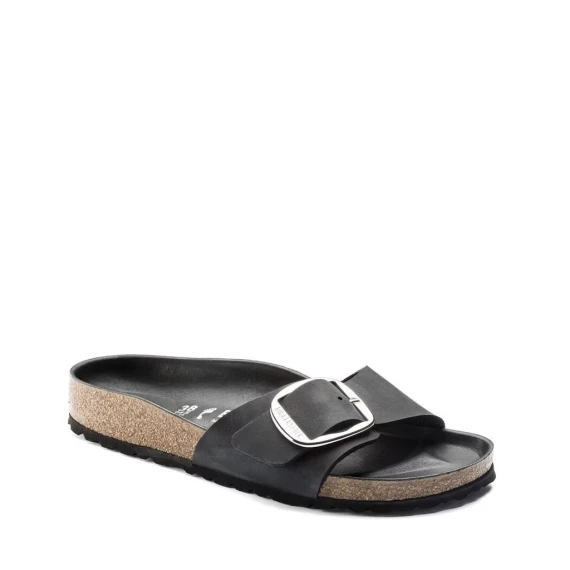 Birkenstock MADRID BIG BUCKLE in nabuk nera