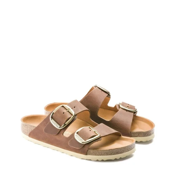 Birkenstock ARIZONA BIG BUCKLE in nabuk cognac