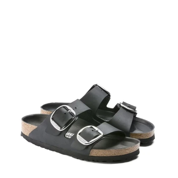 Birkenstock ARIZONA BIG BUCKLE in nabuk nero