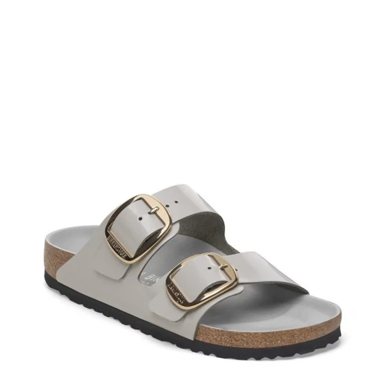 Birkenstock ARIZONA BIG BUCKLE in vernice grigio