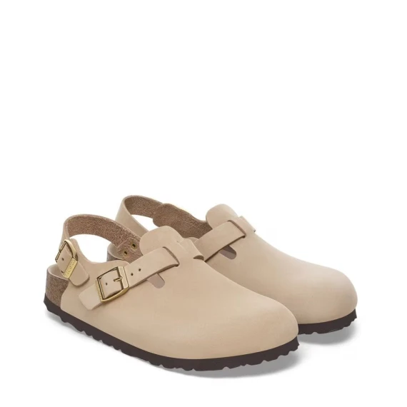 Birkenstock TOKIO in nabuk color sandcastle