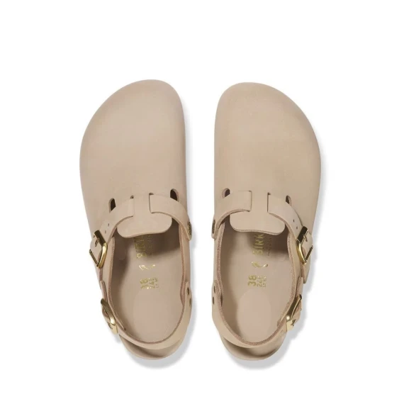 Birkenstock TOKIO in nabuk color sandcastle