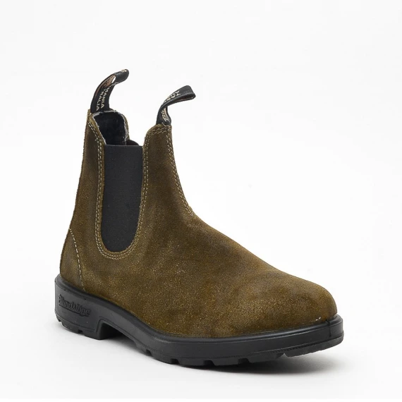 Beatles Blundstone 1615  in pelle scamosciata verde