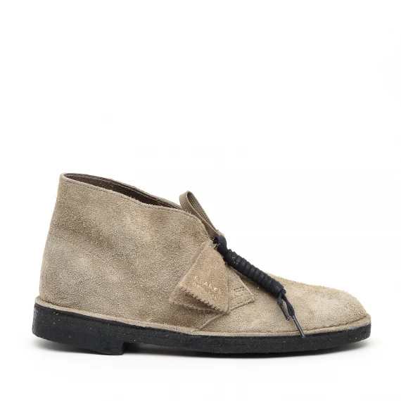 Polacchino Clarks in camoscio grigio