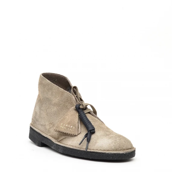 Polacchino Clarks in camoscio grigio