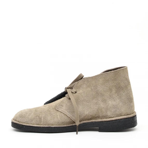 Polacchino Clarks in camoscio grigio