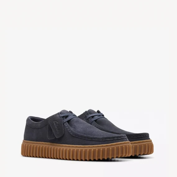 Polacchino Clark 179708 in camoscio blu
