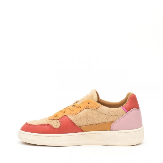 Sneakers D.a.t.e. COURT 2.0 in camoscio beige