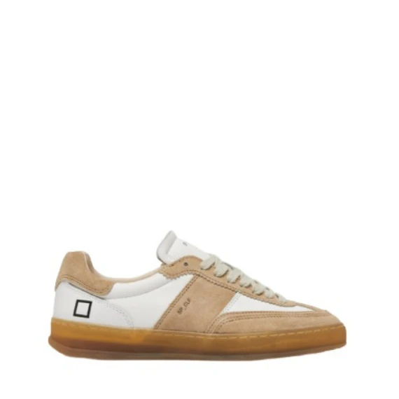 Sneakers D.A.T.E. SPORTY in camoscio beige