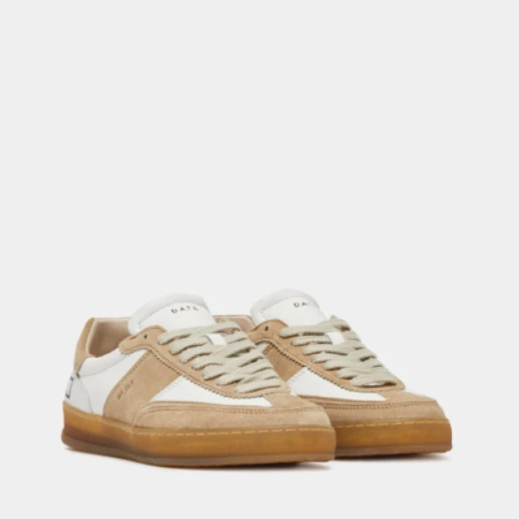 Sneakers D.A.T.E. SPORTY in camoscio beige
