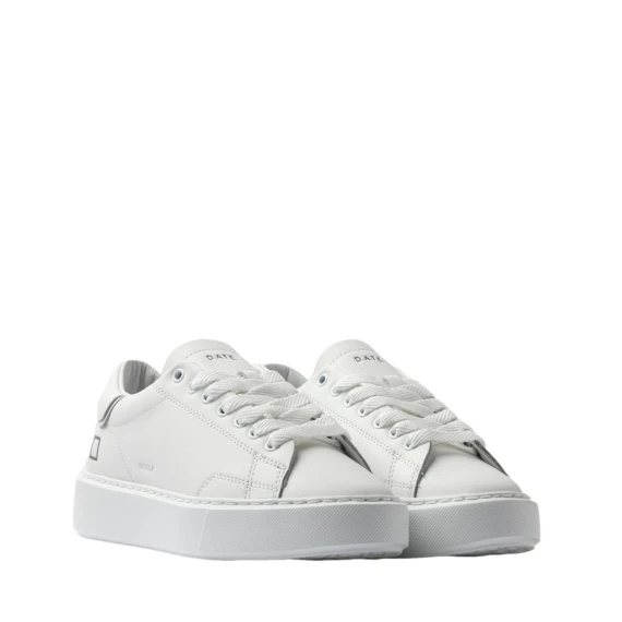 Sneakers D.A.T.E. SFERA in pelle bianco