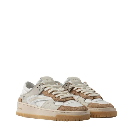 Sneakers D.A.T.E. TORNEO in pelle bianco