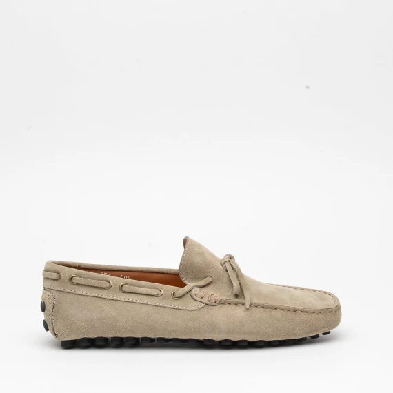 Mocassino Doucal's 3151 in camoscio beige