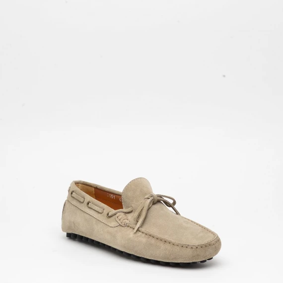 Mocassino Doucal's 3151 in camoscio beige