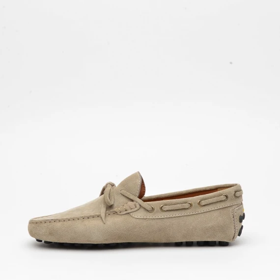 Mocassino Doucal's 3151 in camoscio beige