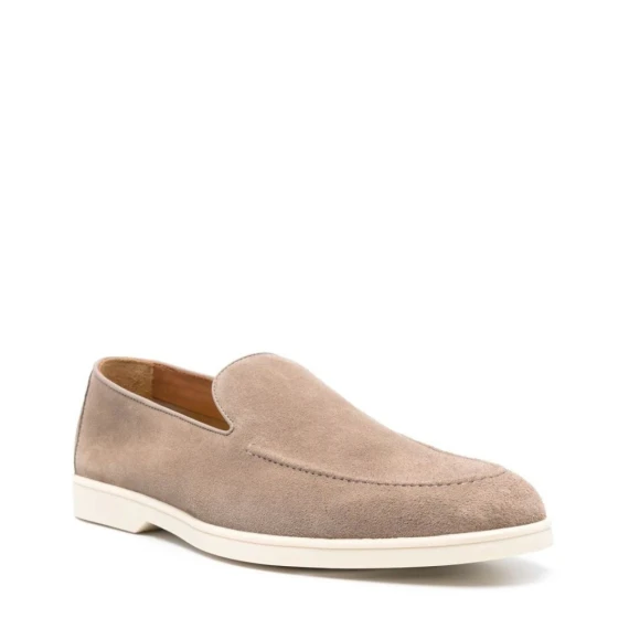 Mocassino Doucal's 3413 in camoscio beige