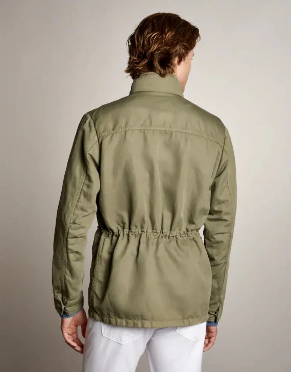 Field Jacket Fay in cotone verde