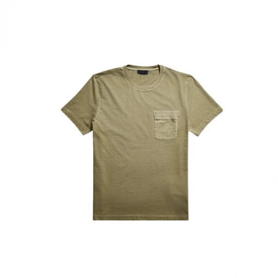 T-shirt Fay in cotone verde