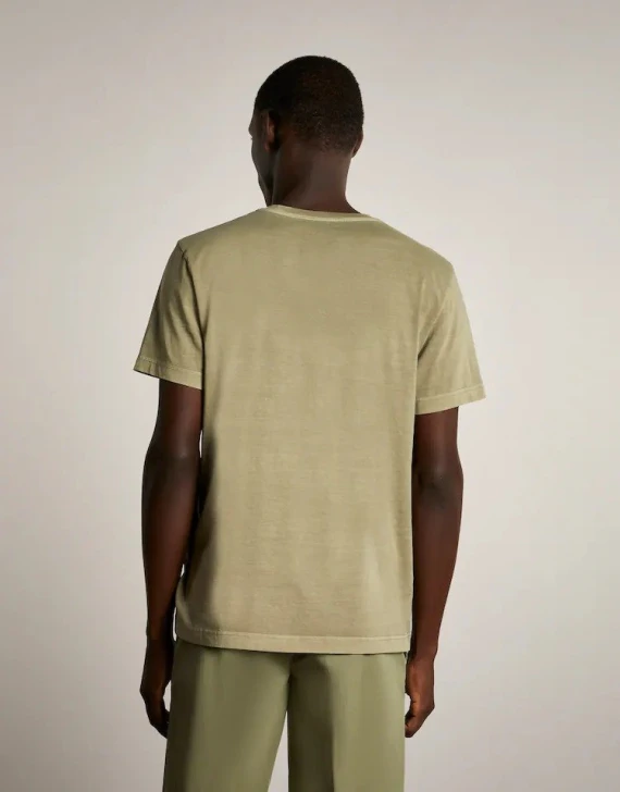 T-shirt Fay in cotone verde