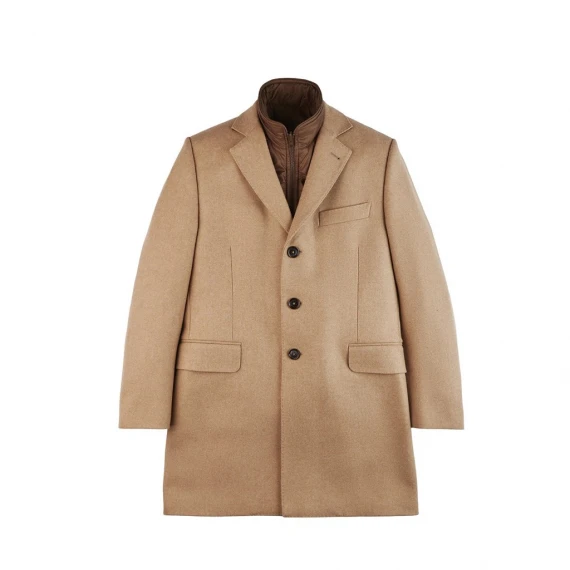 Cappotto Fay in lana e cashmere beige