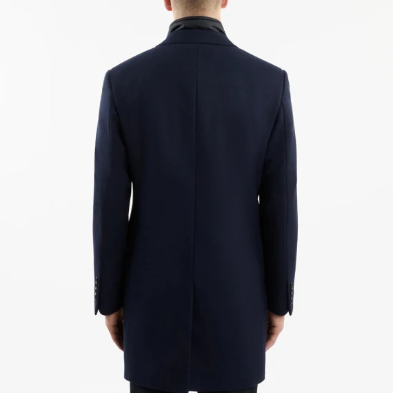 Cappotto Fay in lana e cashmere blu