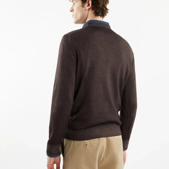 Maglioncino Fay in lana marrone