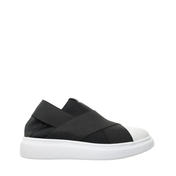 Sneakers Fessura F0A001 in tessuto nero