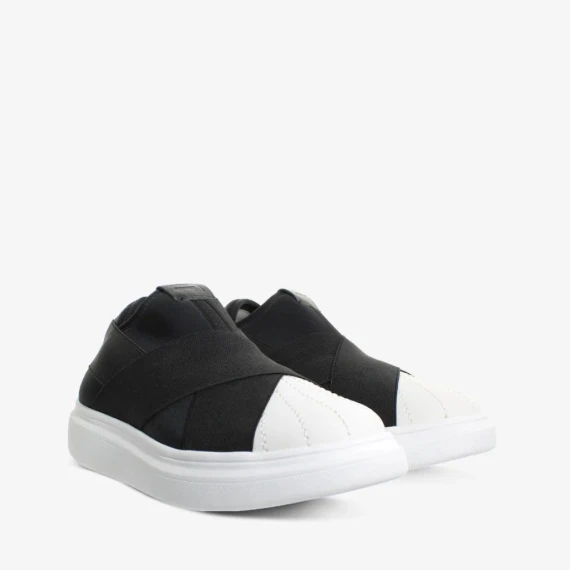 Sneakers Fessura F0A001 in tessuto nero