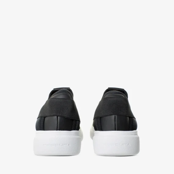 Sneakers Fessura F0A001 in tessuto nero