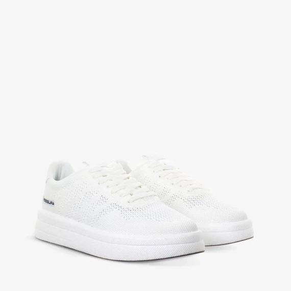 Sneakers Fessura FOAM in lycra bianco