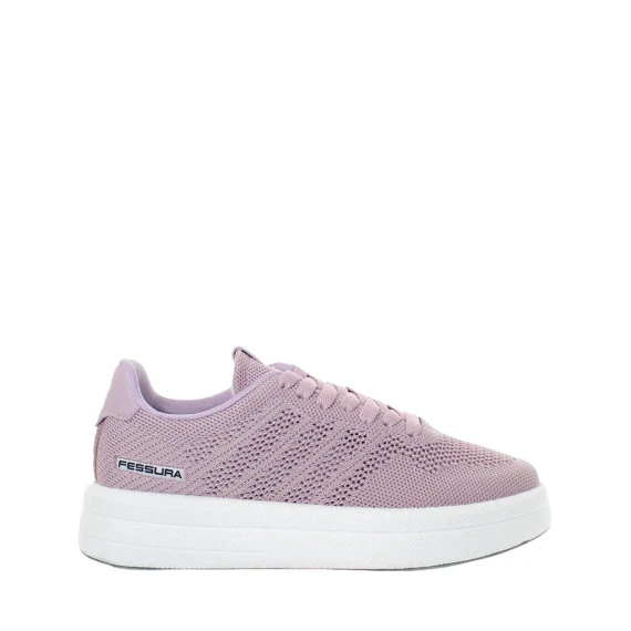 Sneakers Fessura FOAM in lycra rosa