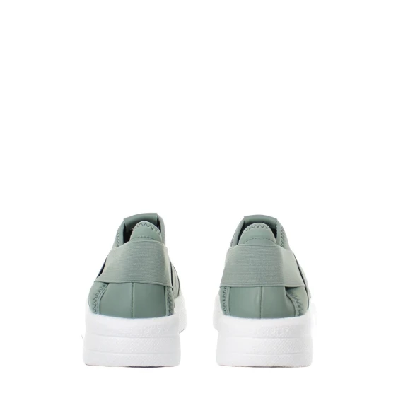 Sneakers Fessura F0A001 in tessuto verde menta