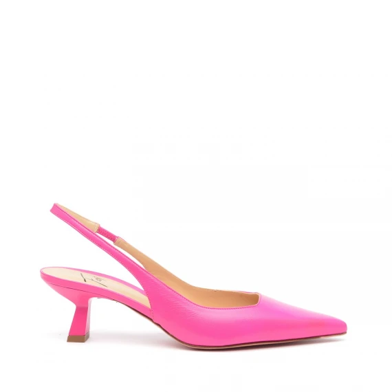 Slingback Festa ARABEL in pelle fucsia