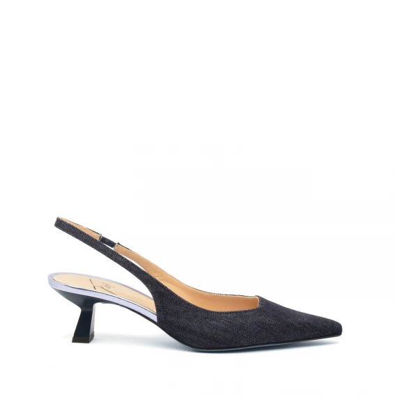 Slingback Festa ARABEL in tessuto jeans