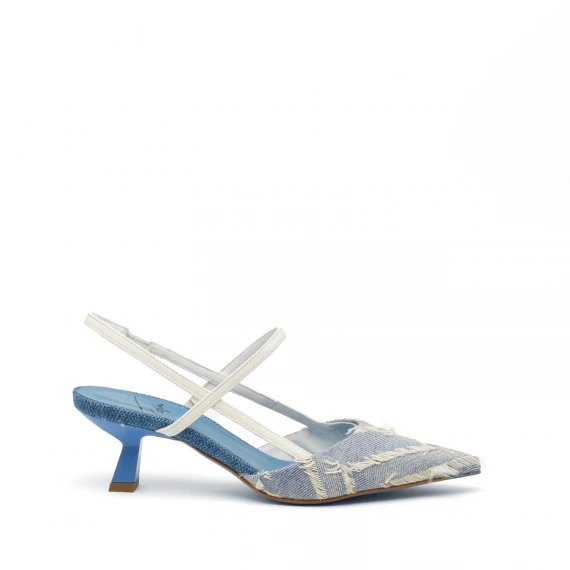 Slingback Festa AMAI in tessuto jeans