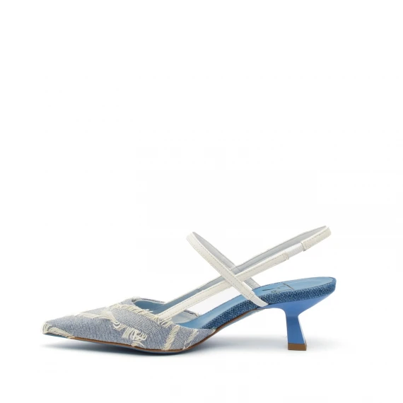 Slingback Festa AMAI in tessuto jeans