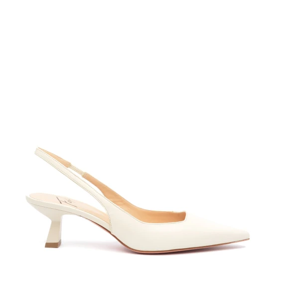 Slingback Festa ARABEL in pelle bianco