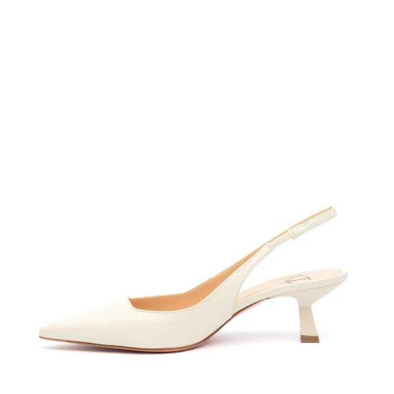 Slingback Festa ARABEL in pelle bianco
